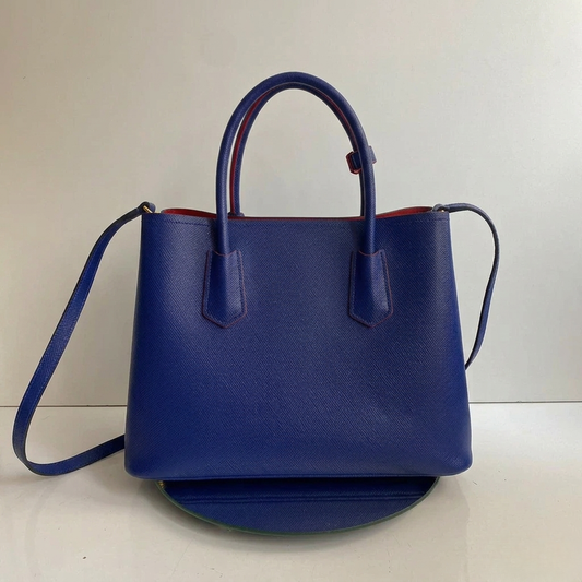 Bag Prad Blue Leather