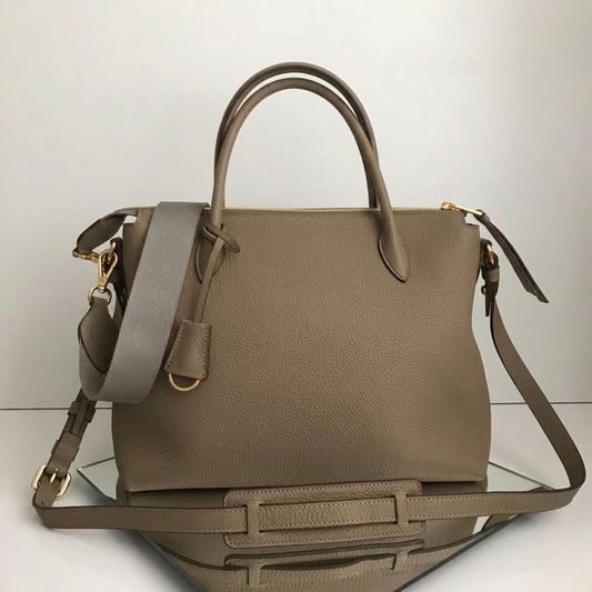 Bag Beige Prad Leather