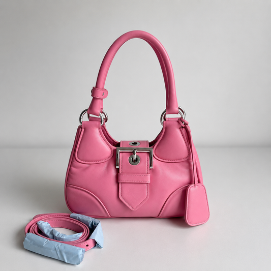 Bag Prad Mon Leather Pink